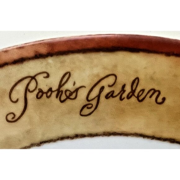 Poohs Garden Milne & Shepard Collector Plate Vintage Disney Bone China - Picture 3 of 7